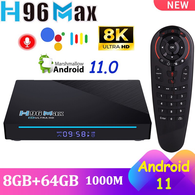 ȵ̵ TV ڽ H96 MAX 3566 ȵ̵ 11 4G 32G 8..